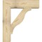 Ekena Millwork Funston Block Rough Sawn Bracket w/ Offset Brace, Douglas Fir, 8"W x 28"D x 32"H BKT0806X28X32FST05RDF - alternate 4